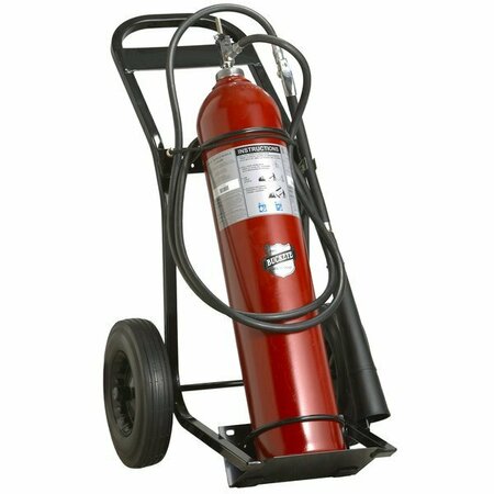 BUCKEYE 50 lb. Carbon Dioxide Fire Extinguisher - Rechargeable Untagged - UL Rating 20-B:C 47235050